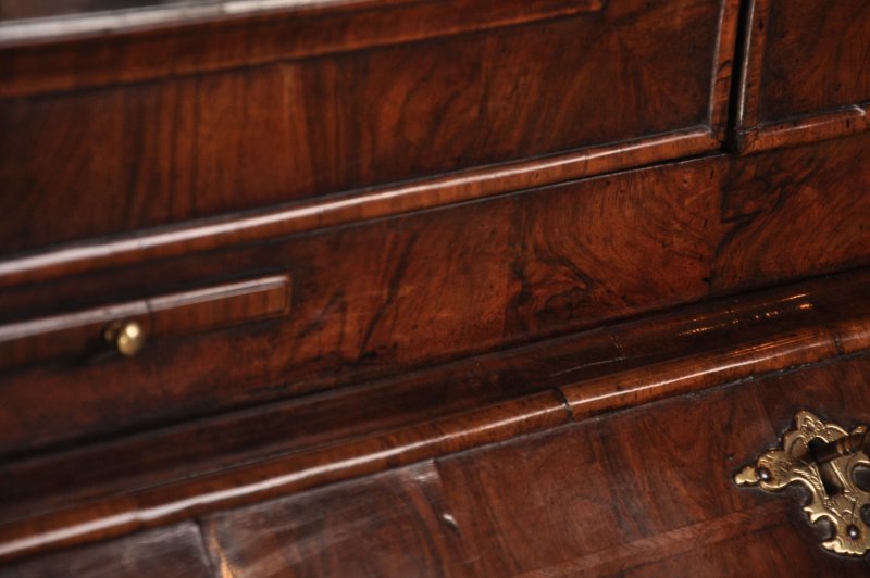 Early 18th Century Walnut Bureau Bookcase