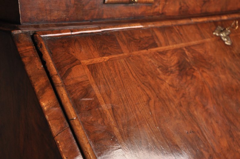 Early 18th Century Walnut Bureau Bookcase