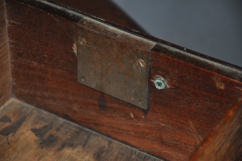 18th Century Mahogany Kneehole Desk