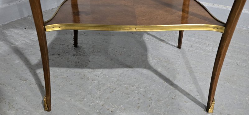 French Inlaid Occasional Lamp Table