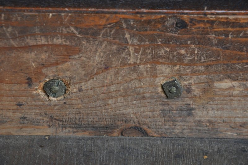 George II Walnut Kneehole Desk