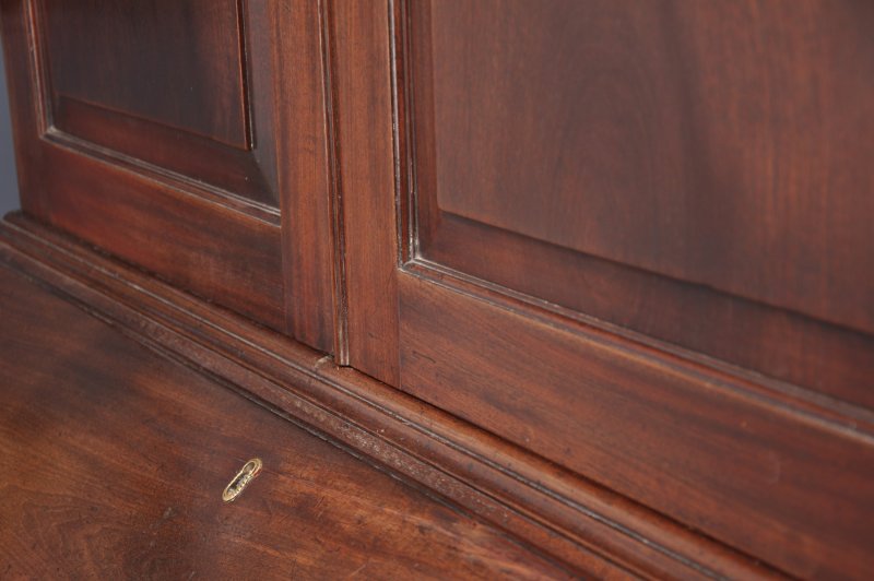 Fine 18th Century Mahogany Bureau Bookcase