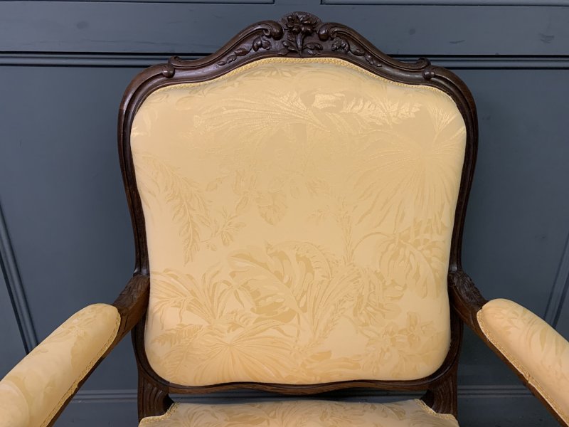 Pair of French Rosewood Fauteuils