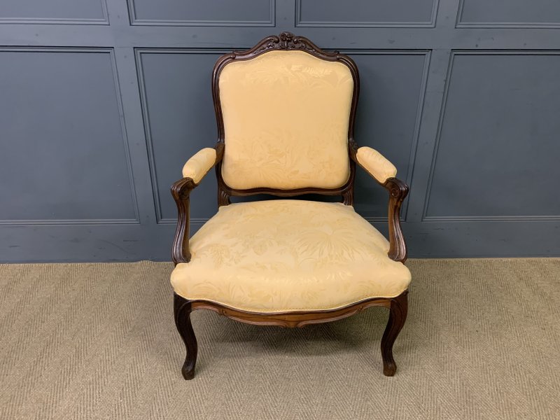 Pair of French Rosewood Fauteuils