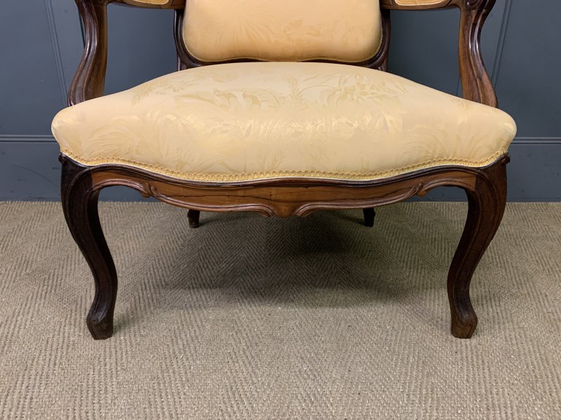 Pair of French Rosewood Fauteuils