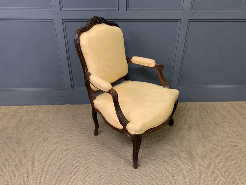 Pair of French Rosewood Fauteuils