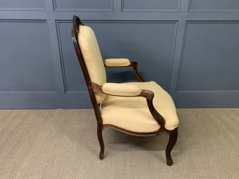 Pair of French Rosewood Fauteuils