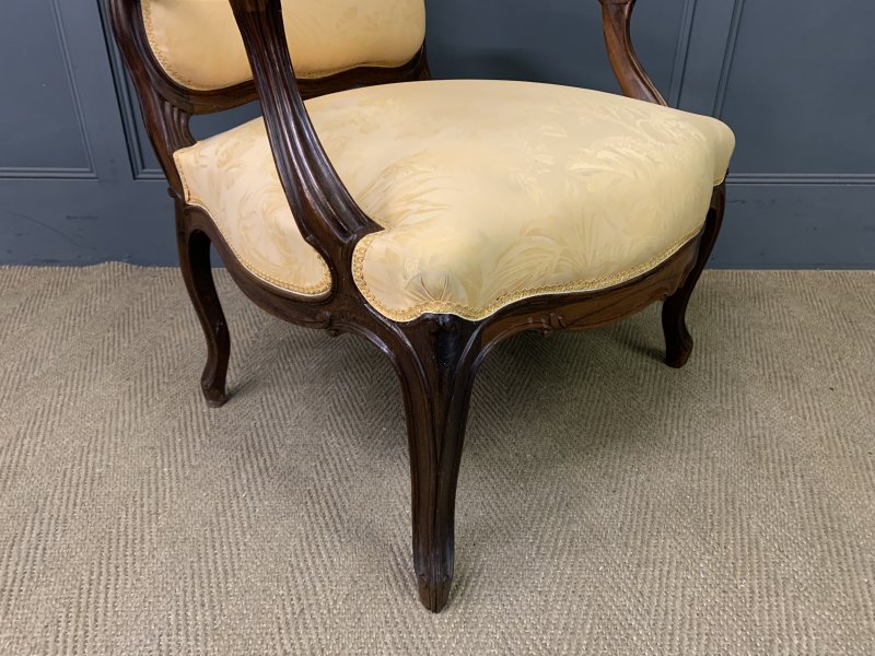 Pair of French Rosewood Fauteuils