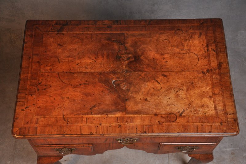 Small Early 18th Century Walnut Lowboy