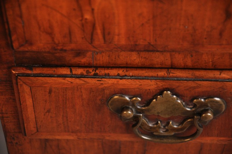 Small Early 18th Century Walnut Lowboy
