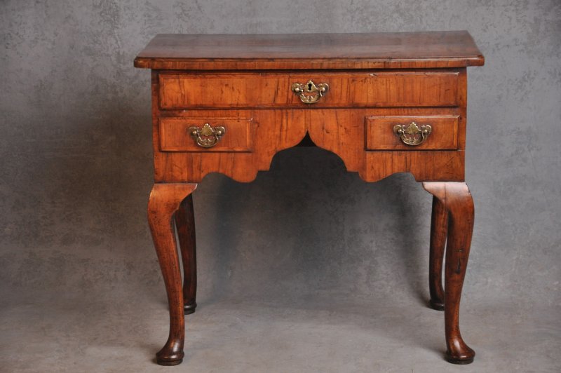 Small Early 18th Century Walnut Lowboy