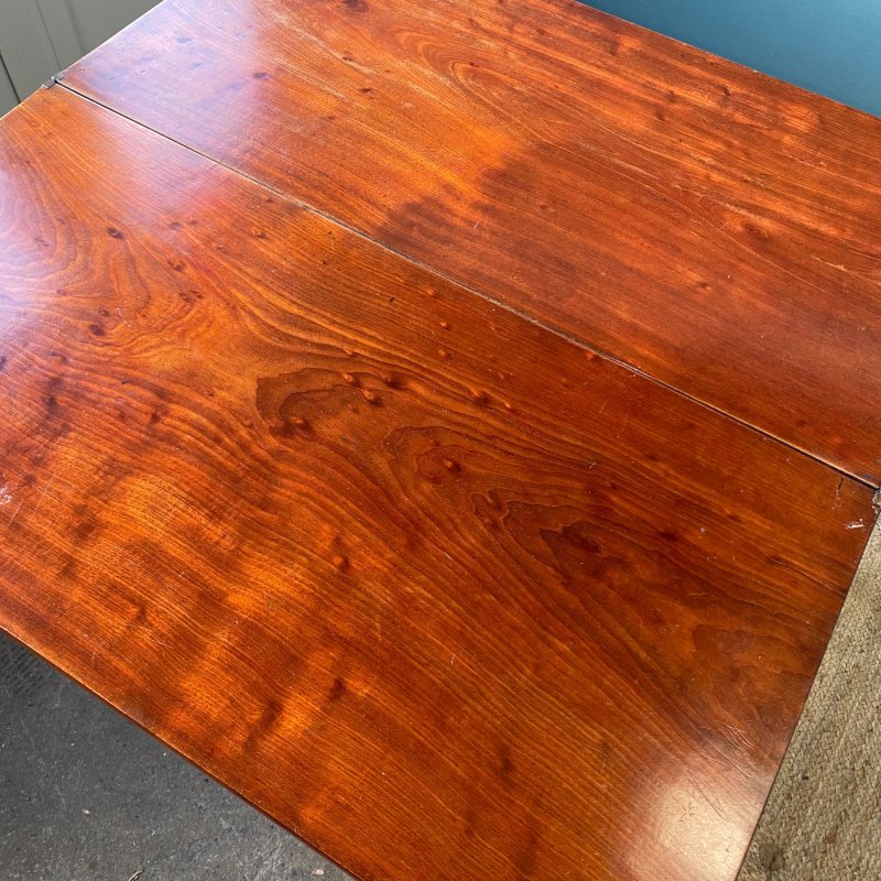 Georgian Fold Over Mahogany Tea Table