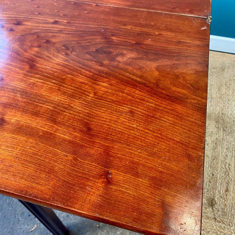 Georgian Fold Over Mahogany Tea Table