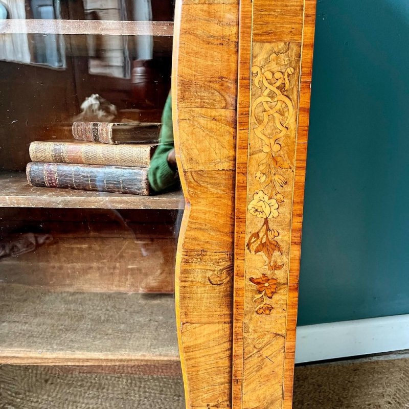 Walnut 19th Century Pier Cabinet