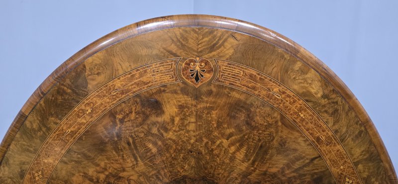 Superb Burr Walnut Dining Table