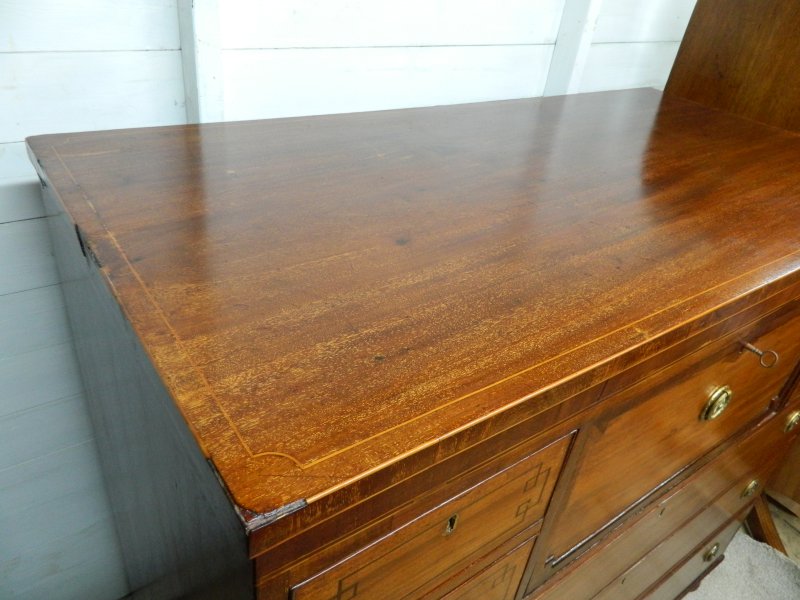 Regency Mahogany Secretaire Chest of Drawers