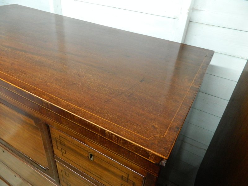Regency Mahogany Secretaire Chest of Drawers