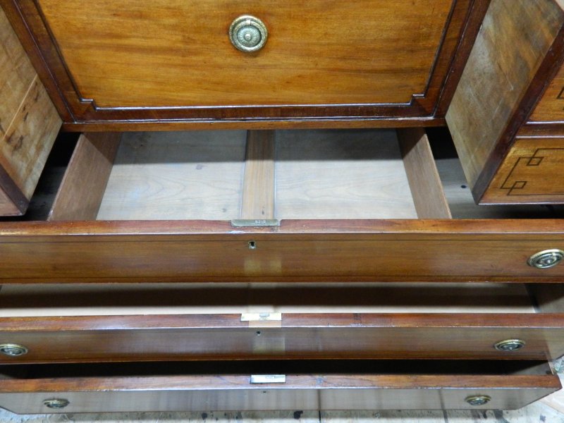 Regency Mahogany Secretaire Chest of Drawers