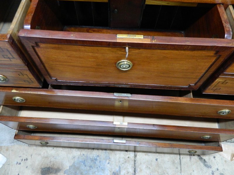 Regency Mahogany Secretaire Chest of Drawers