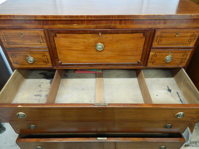 Regency Mahogany Secretaire Chest of Drawers