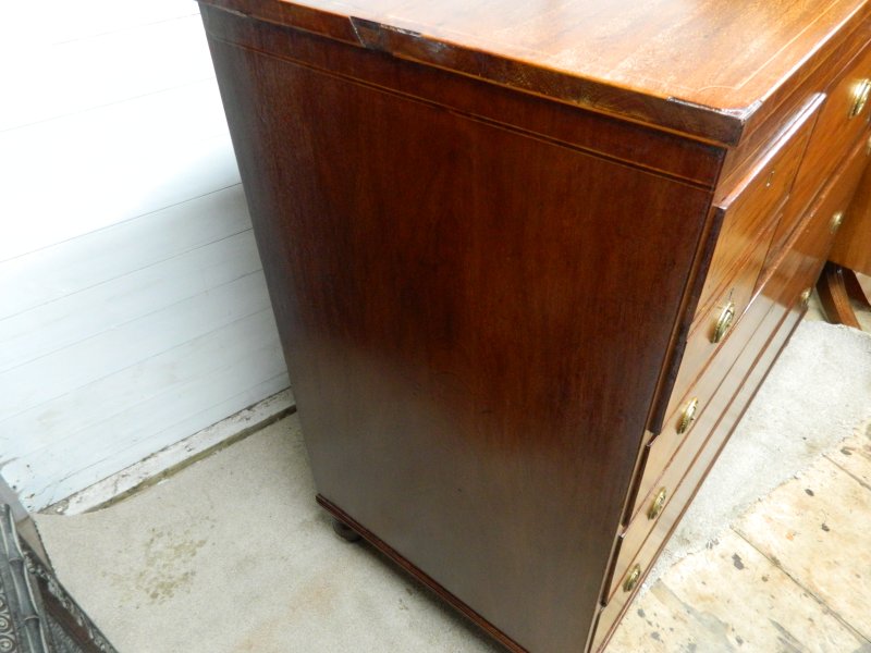 Regency Mahogany Secretaire Chest of Drawers