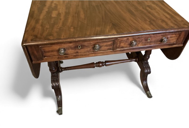 Regency Mahogany Sofa Table