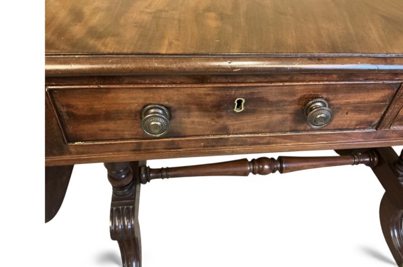 Regency Mahogany Sofa Table
