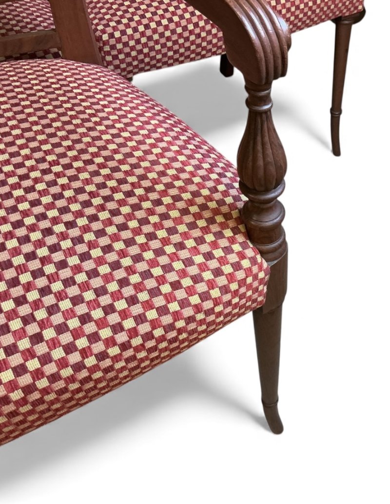 Set of Ten Georgian Style Dining Chairs