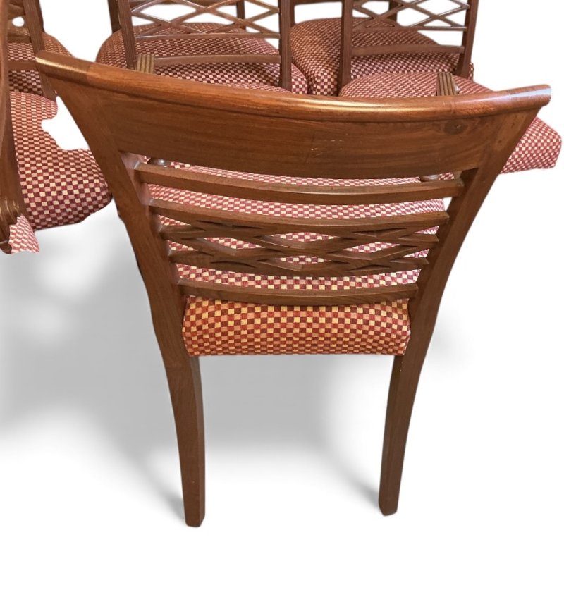 Set of Ten Georgian Style Dining Chairs