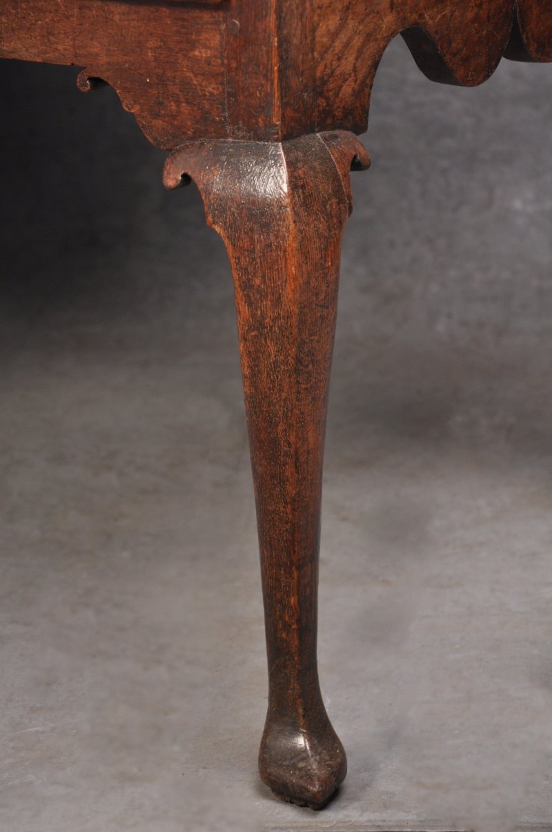 Early 18th Century Oak Chest On Stand
