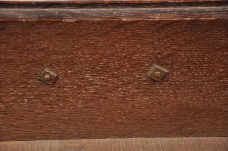 Early 18th Century Oak Chest On Stand