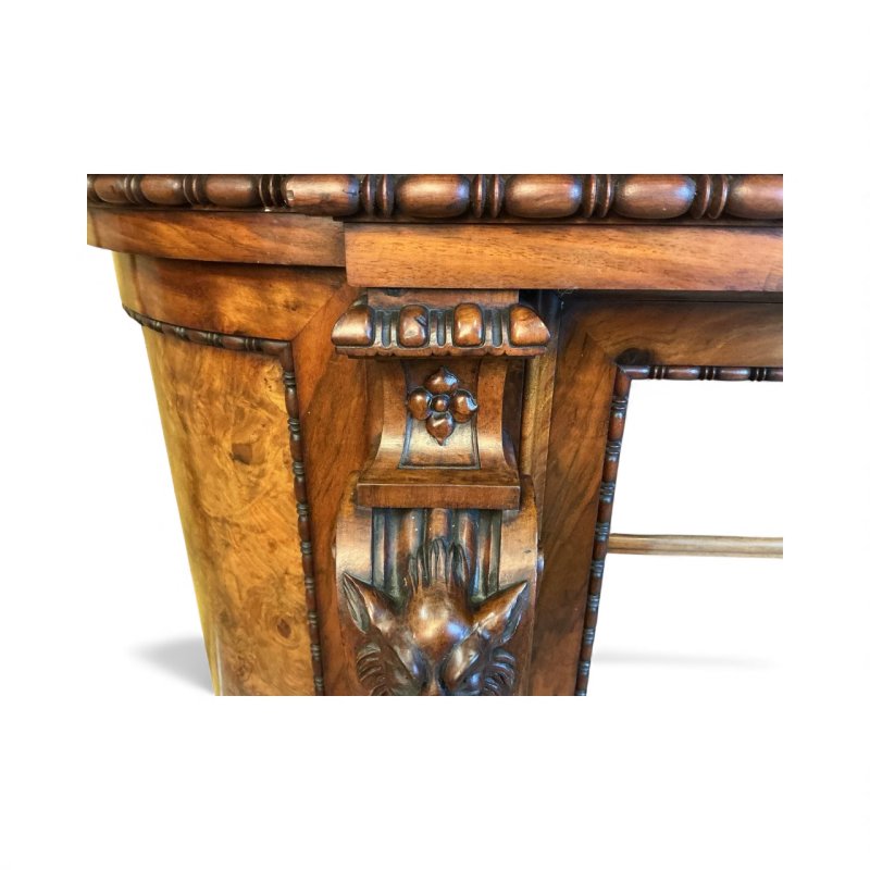 Victorian Burr Walnut Credenza