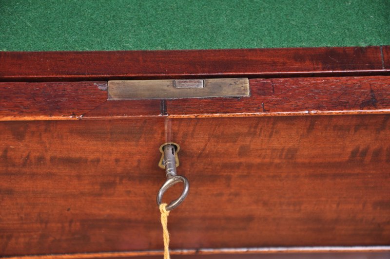 18th Century Mahogany Dressing Chest With Fitted Drawer