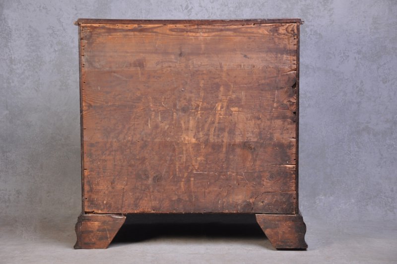 18th Century Mahogany Dressing Chest With Fitted Drawer