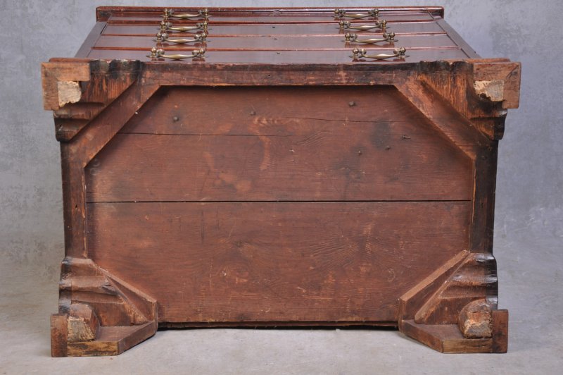 18th Century Mahogany Dressing Chest With Fitted Drawer