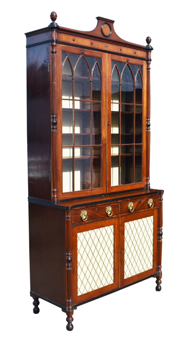 Regency Mahogany Bookcase