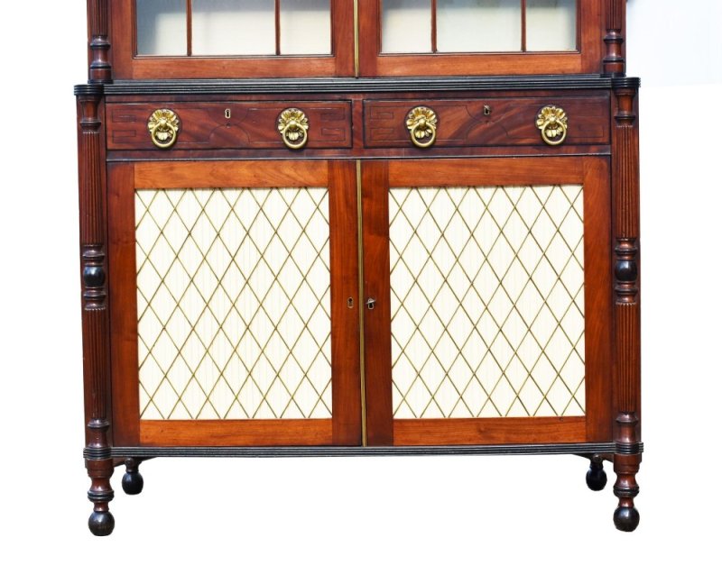 Regency Mahogany Bookcase