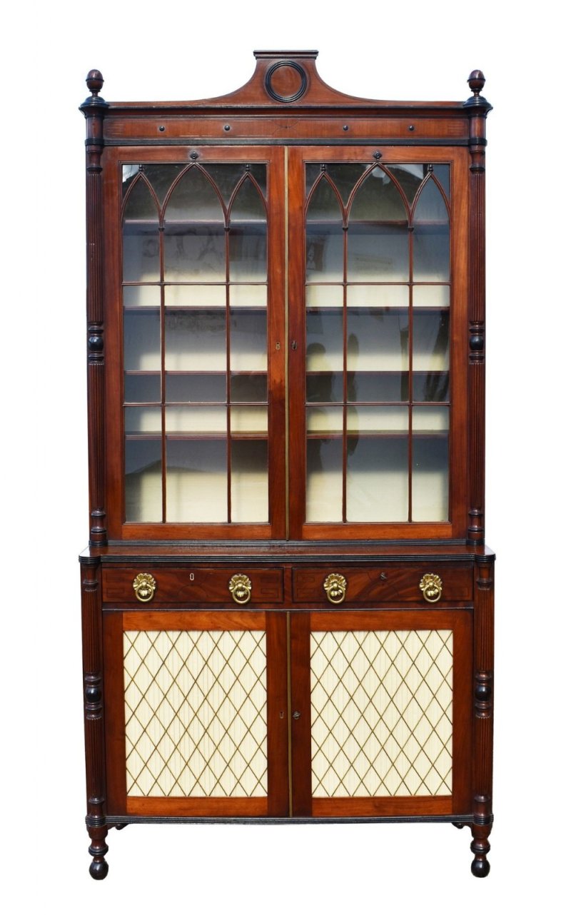 Regency Mahogany Bookcase