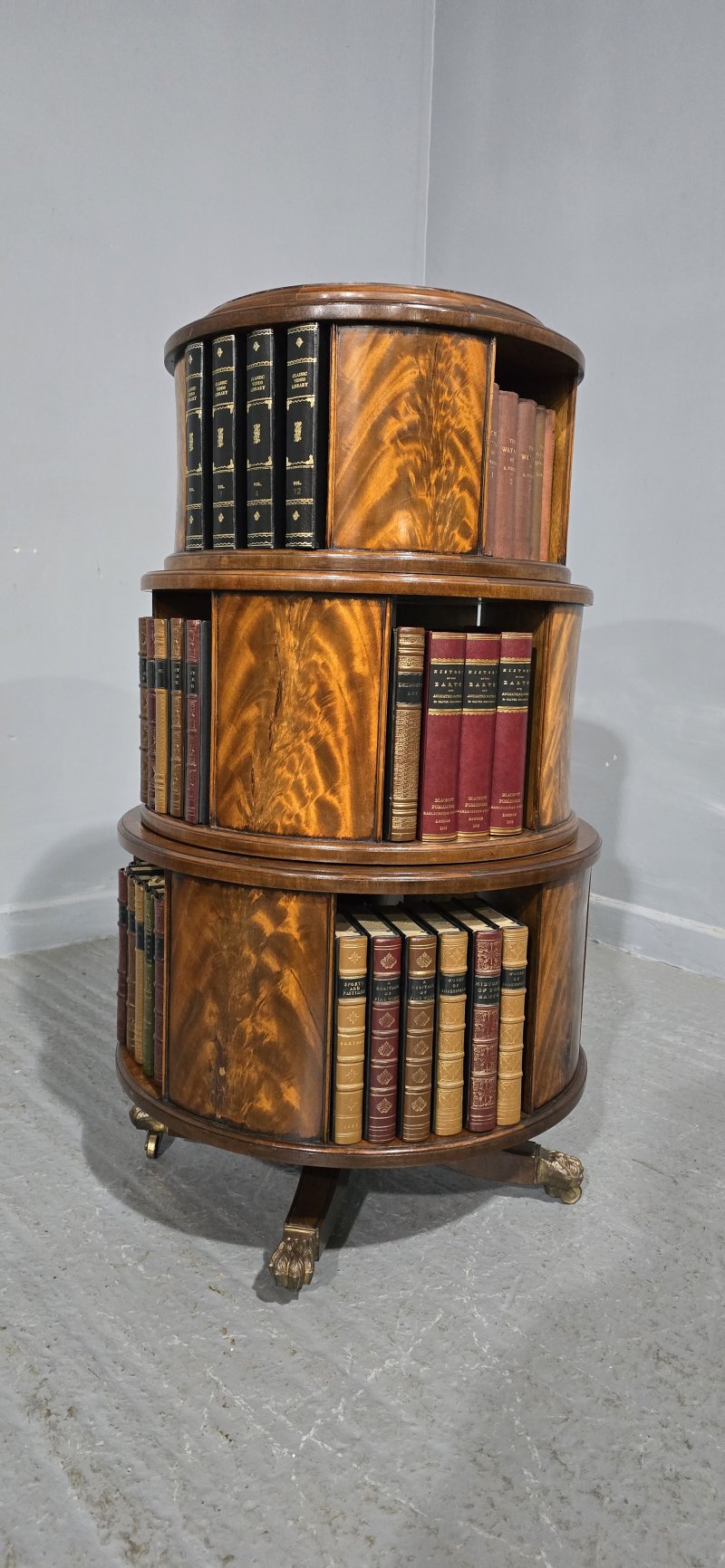 Superb Mahogany Revolving Bookcase