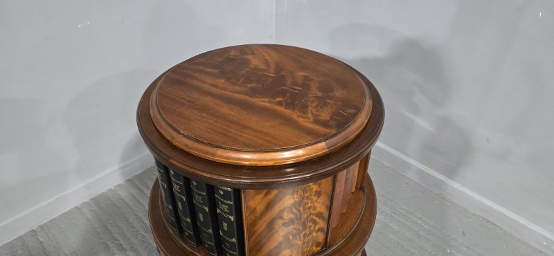 Superb Mahogany Revolving Bookcase