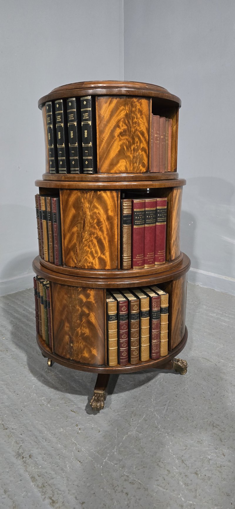 Superb Mahogany Revolving Bookcase