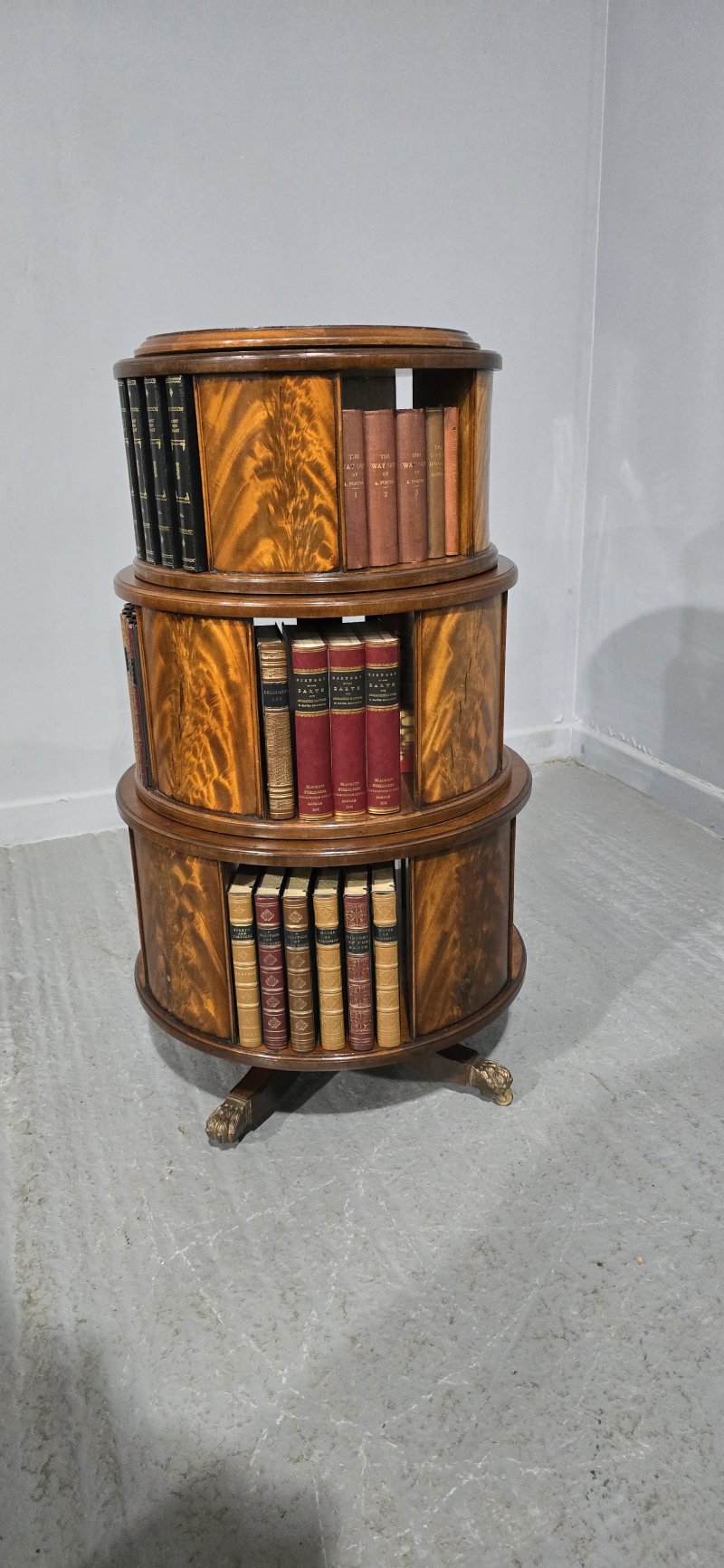 Superb Mahogany Revolving Bookcase