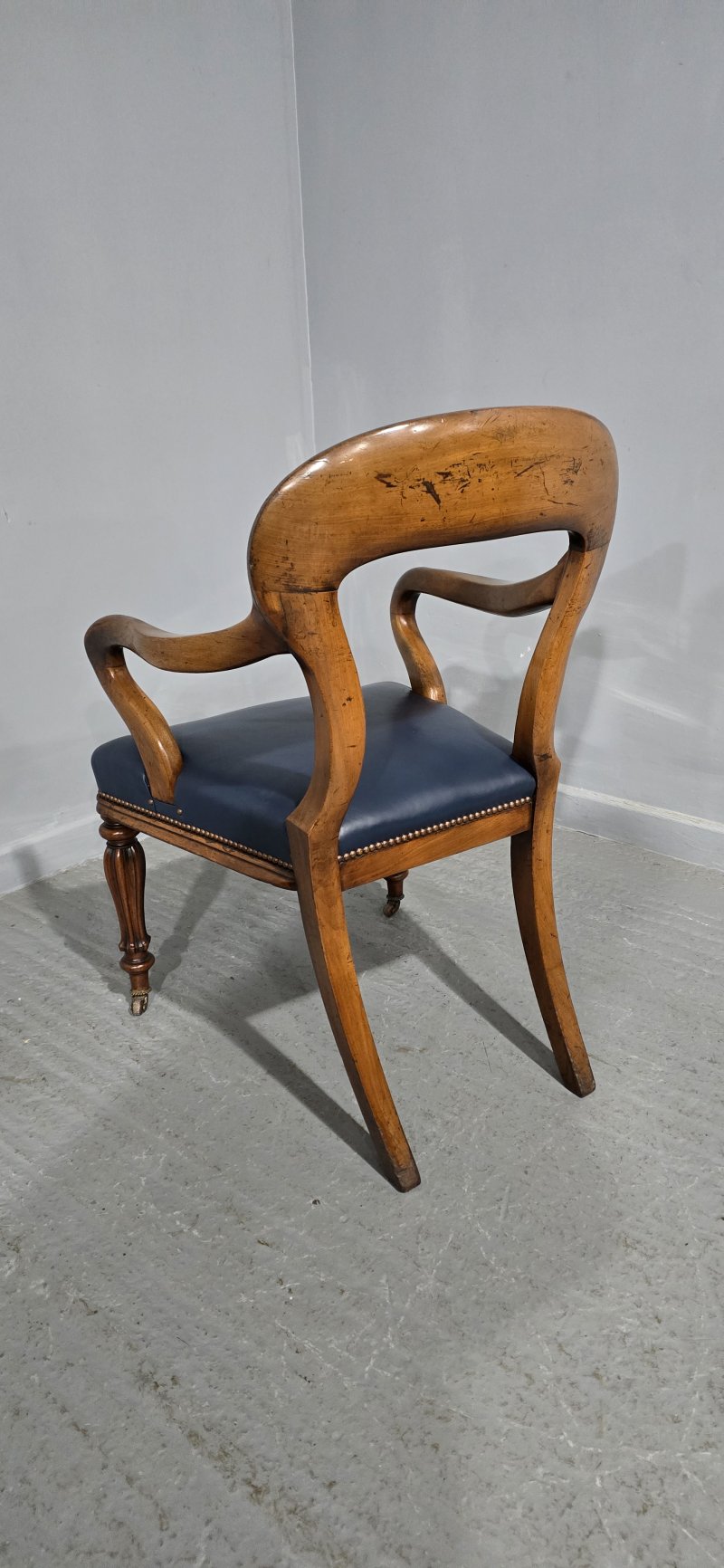 Early Victorian Mahogany Desk Chair