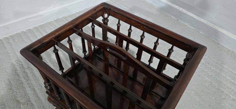 Victorian Rosewood Canterbury