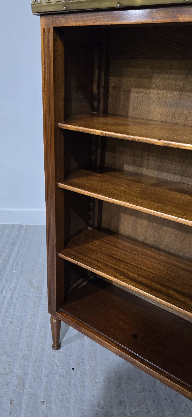 Fine French Walnut Bookcase of Small Proportions