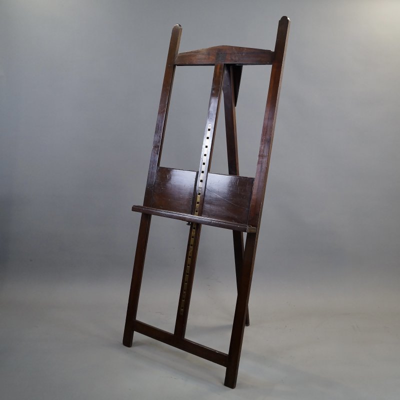 A 19Th Century Mahogany Easel