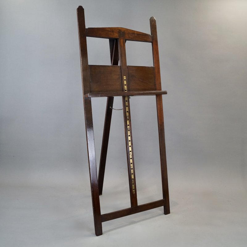 A 19Th Century Mahogany Easel