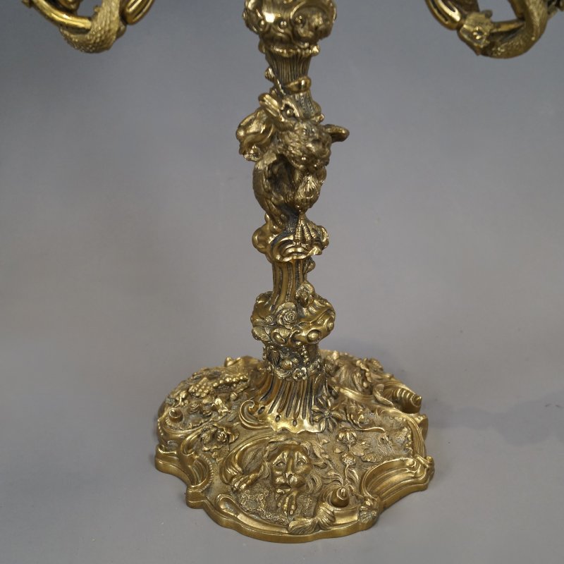 A Superb Pair Of Ormolu Candelarbra