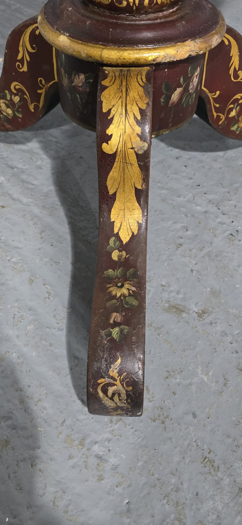 Superb Italian Painted Table