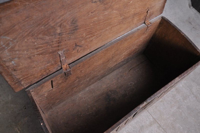 17th Century Oak Plank Coffer